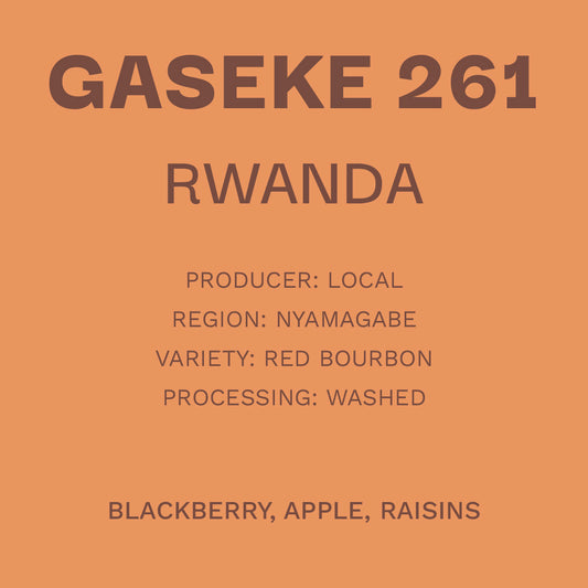 Rwanda Gaseke 261 - Washed