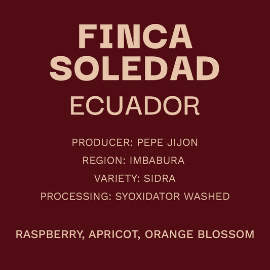 Ecuador Finca Soledad - SyOxi